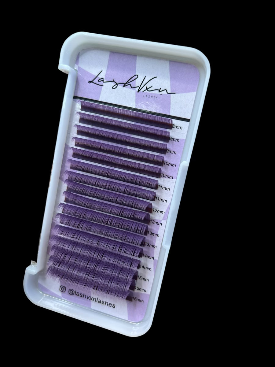 Tray of Professional False Lash extensions.